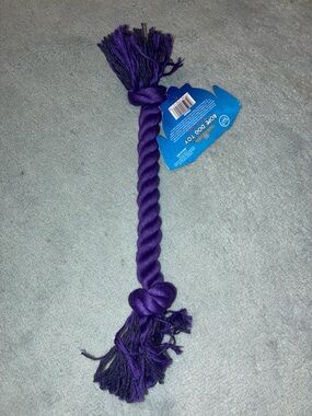Durable Purple Rope Dog Toy – Knot Chew & Tug